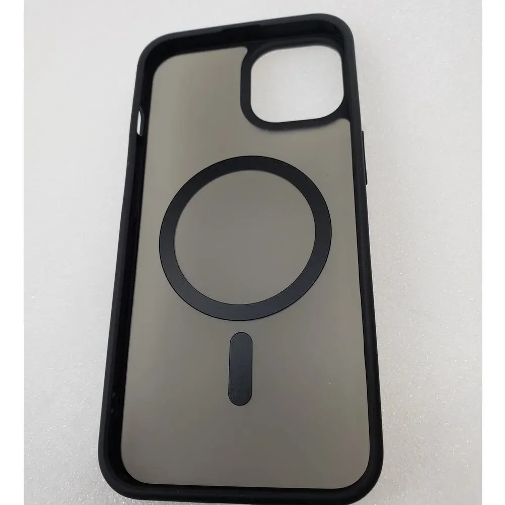 SUPFINE Translucent Matte Magnetic Case for Apple iPhone 13 / 14 (Black)